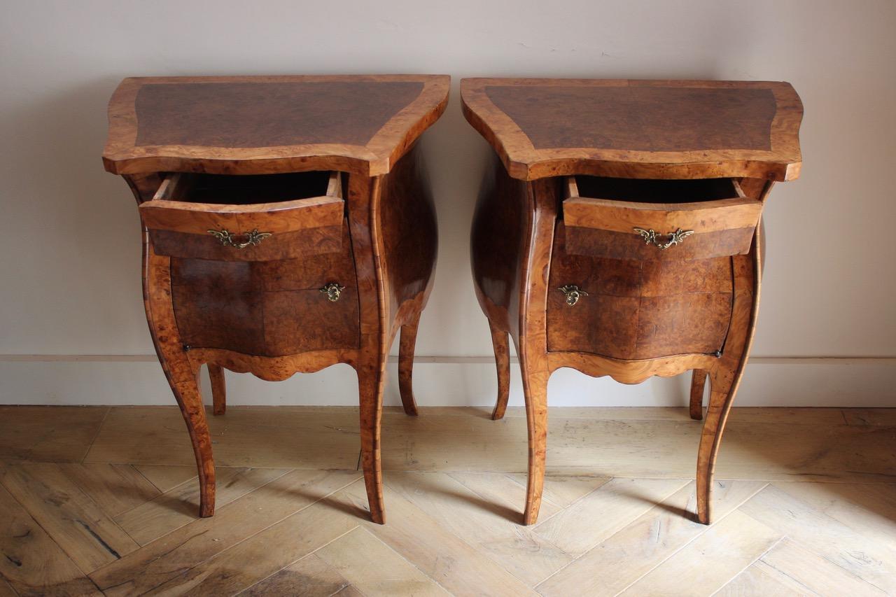Pair of 19th Century Italian Bedside Tables or Commodes For Sale 2