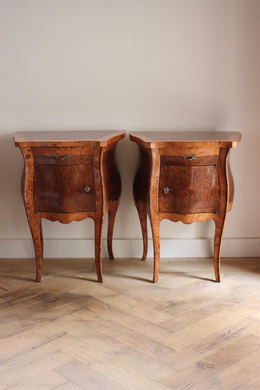 Pair of 19th Century Italian Bedside Tables or Commodes For Sale 4