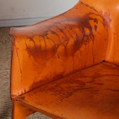 Pair of CAB 413 armchairs by Mario Bellini for Cassina, 1970s