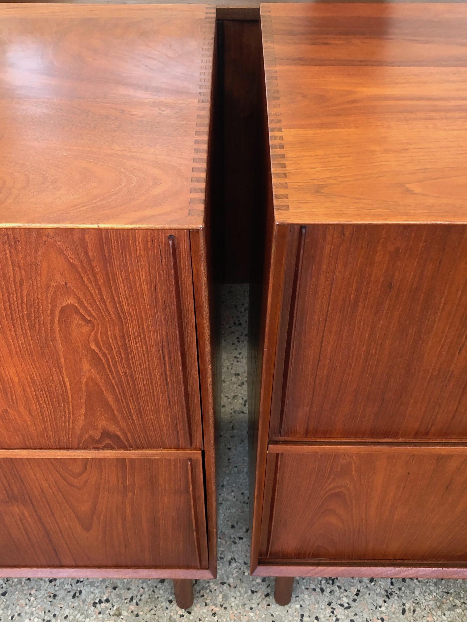 Mid-Century Modern Pair of Cabinets by Hvidt & Mølgaard in Teak