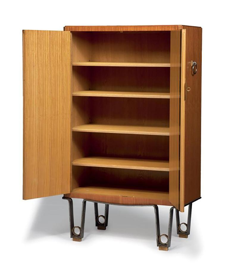European Pair of Cabinets Designed by Dominique, Andre Domin & Marcel Genevriere For Sale