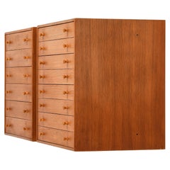 Pair of Cabinets / Drawers in the Manner of Mogens Koch, 1940's