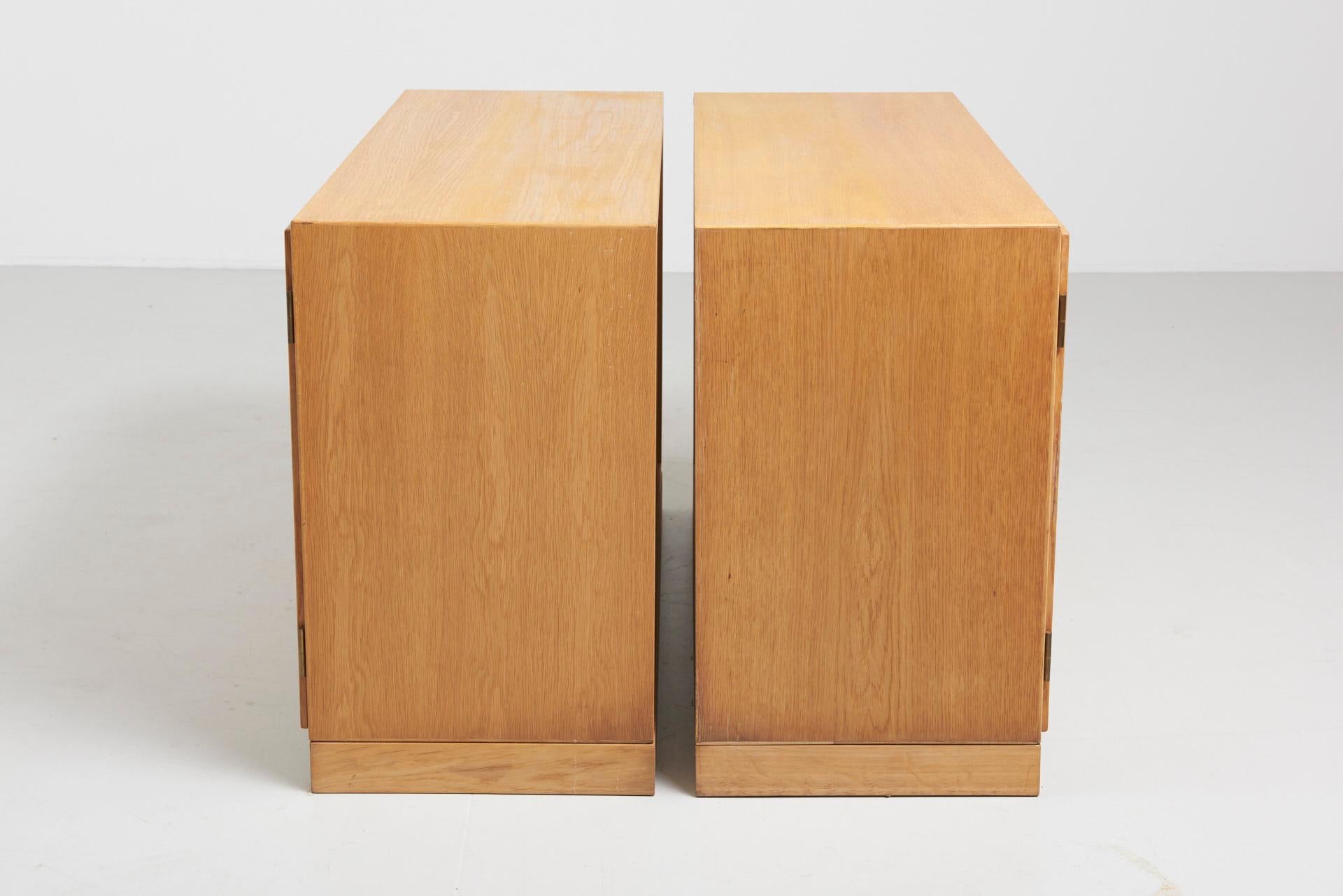 Pair of Cabinets in Oak by Børge Mogensen 1