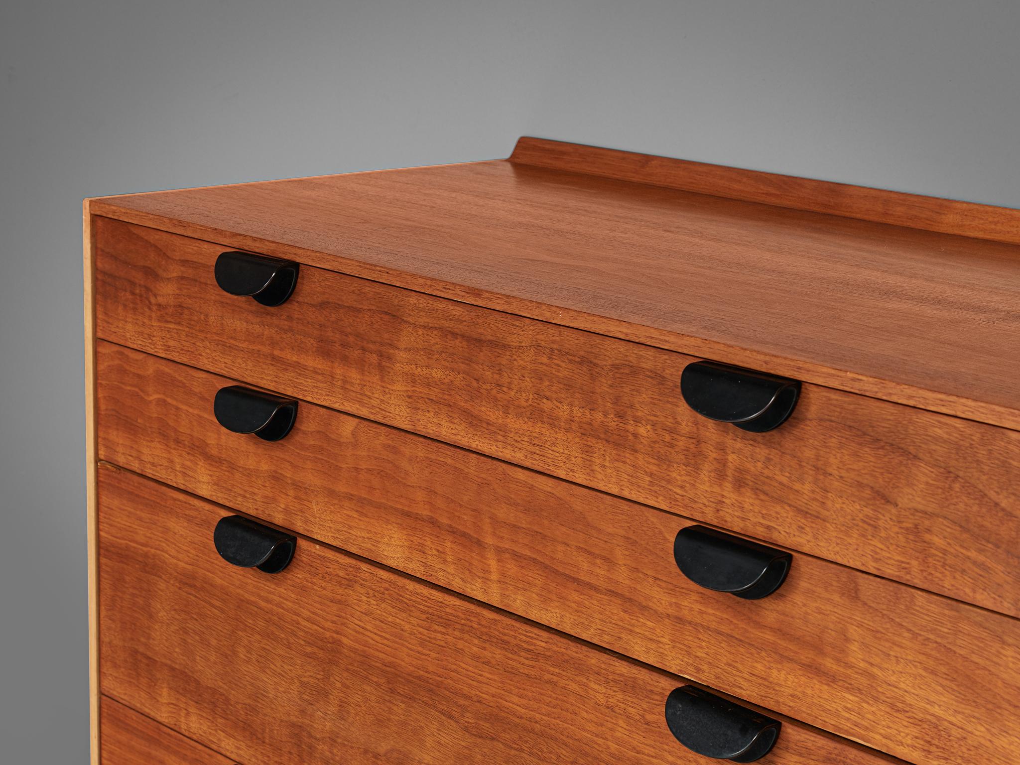 Mid-20th Century Pair of Cabinets in Walnut and Maple by Finn Juhl, 1950s