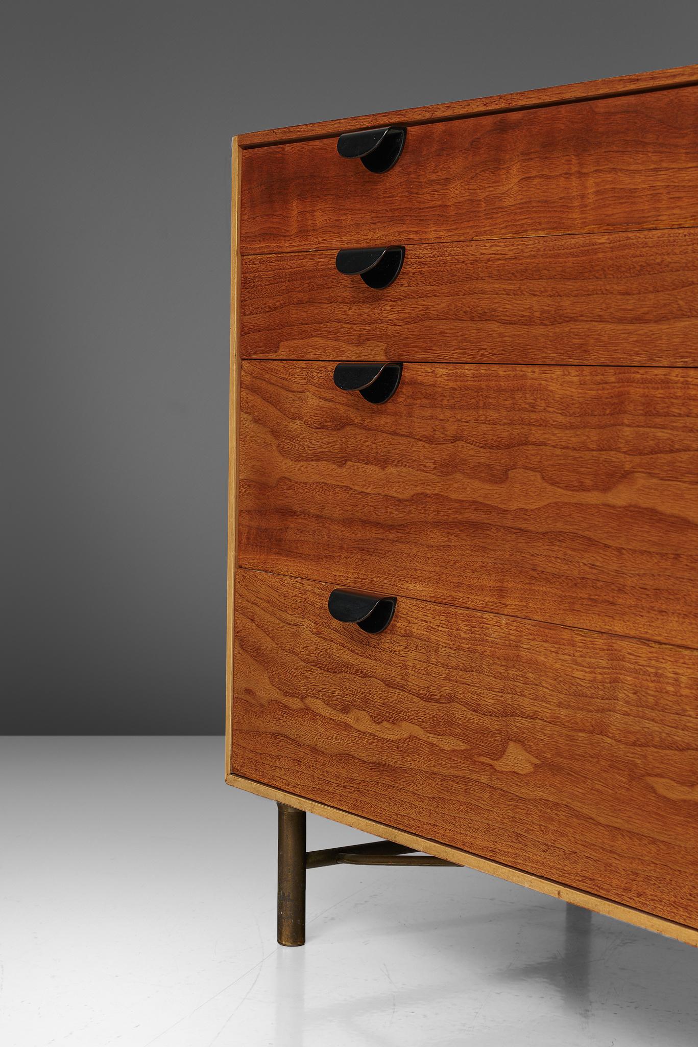 Pair of Cabinets in Walnut and Maple by Finn Juhl, 1950s 2