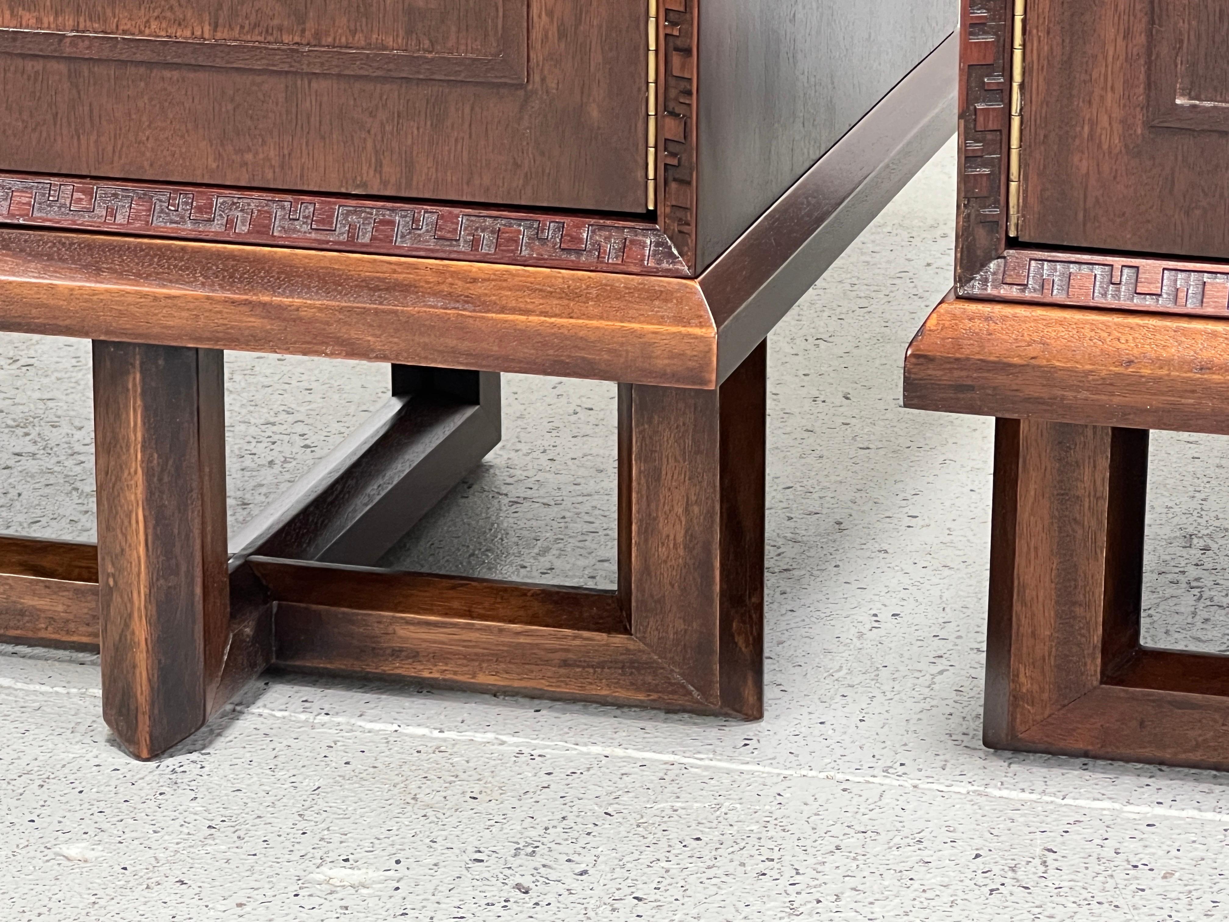 Pair of Cabinets / Nightstands by Frank Lloyd Wright for Henredon 5