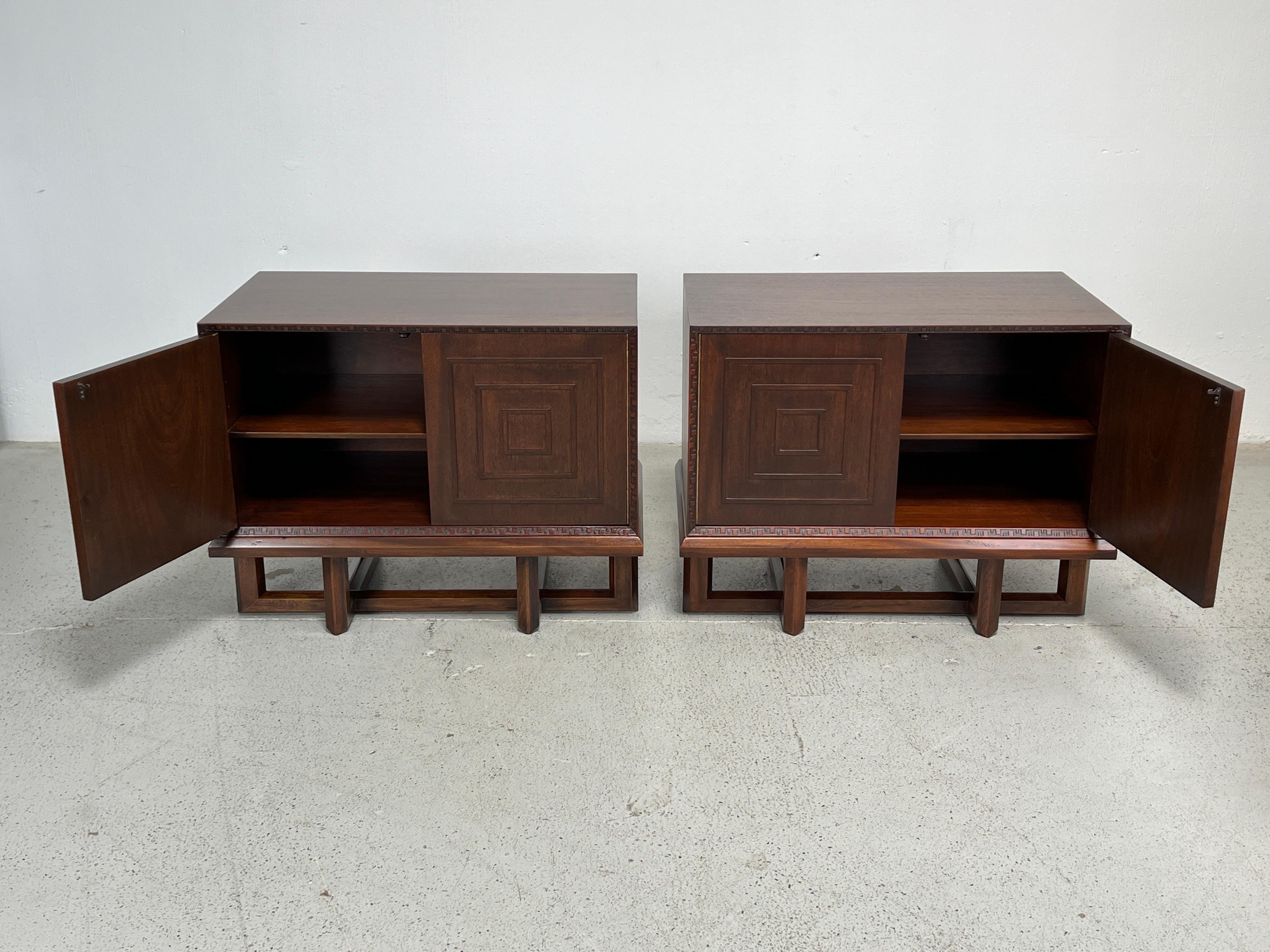 Pair of Cabinets / Nightstands by Frank Lloyd Wright for Henredon 6