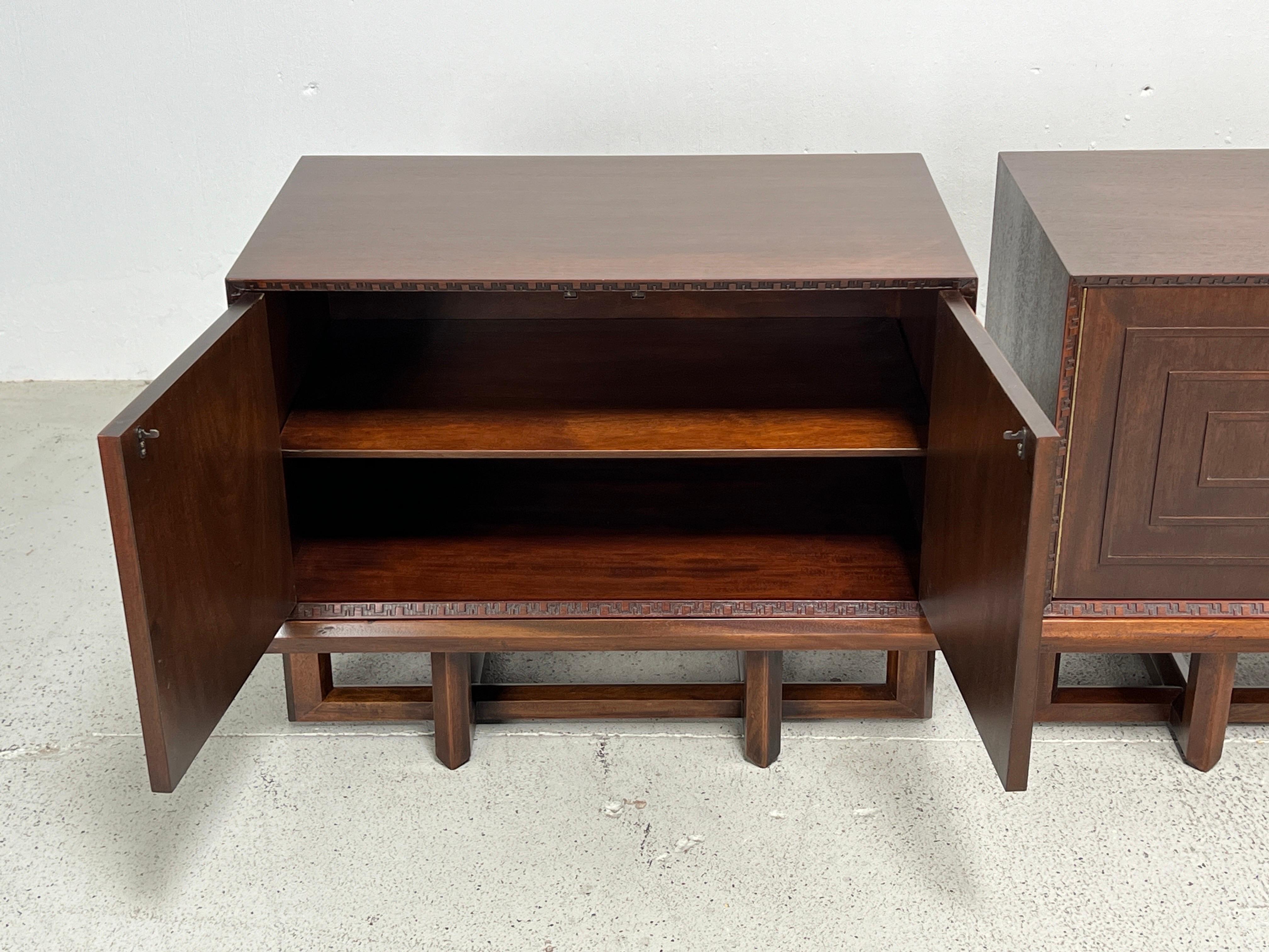 Pair of Cabinets / Nightstands by Frank Lloyd Wright for Henredon 7