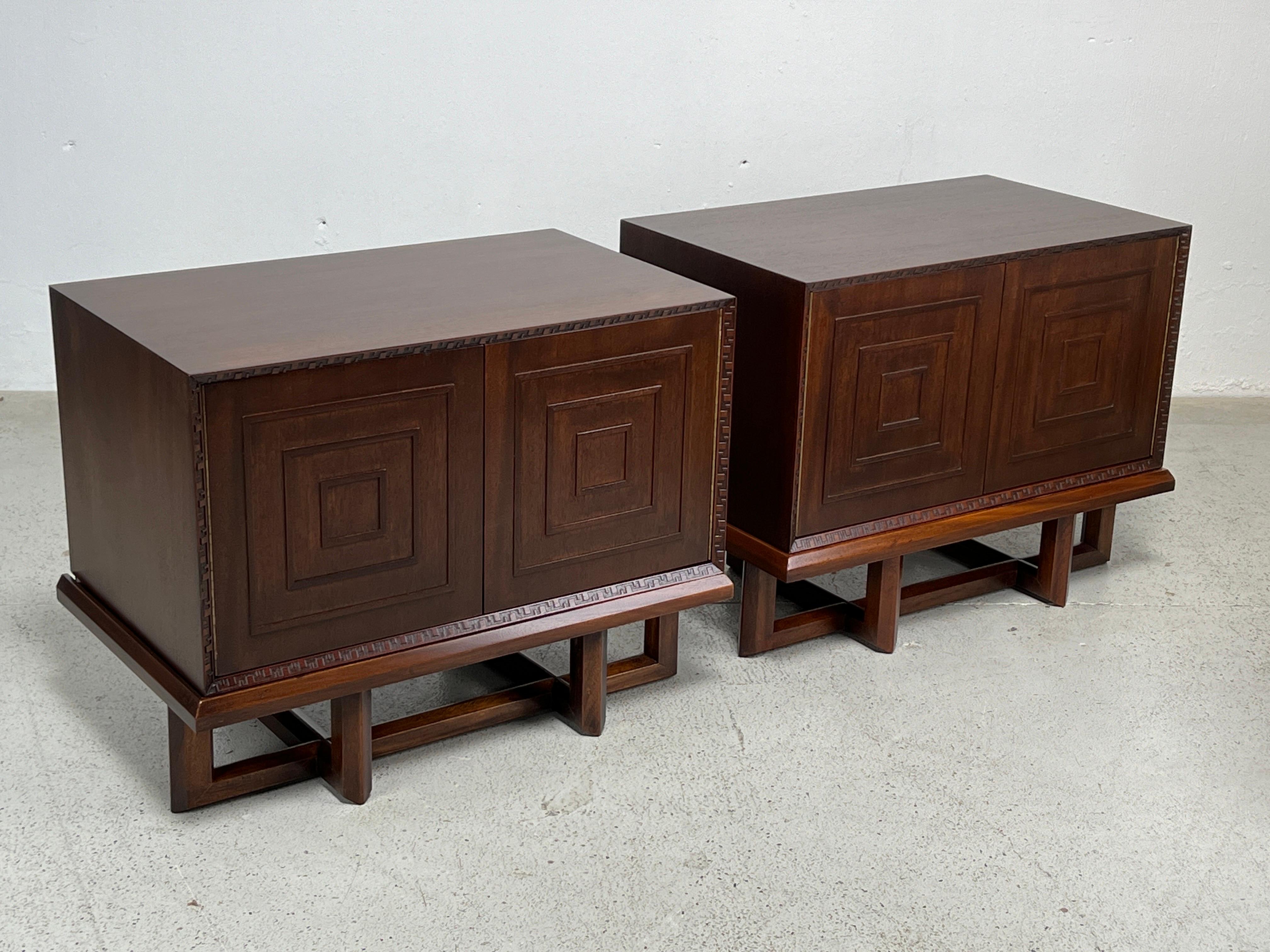 Pair of Cabinets / Nightstands by Frank Lloyd Wright for Henredon 11