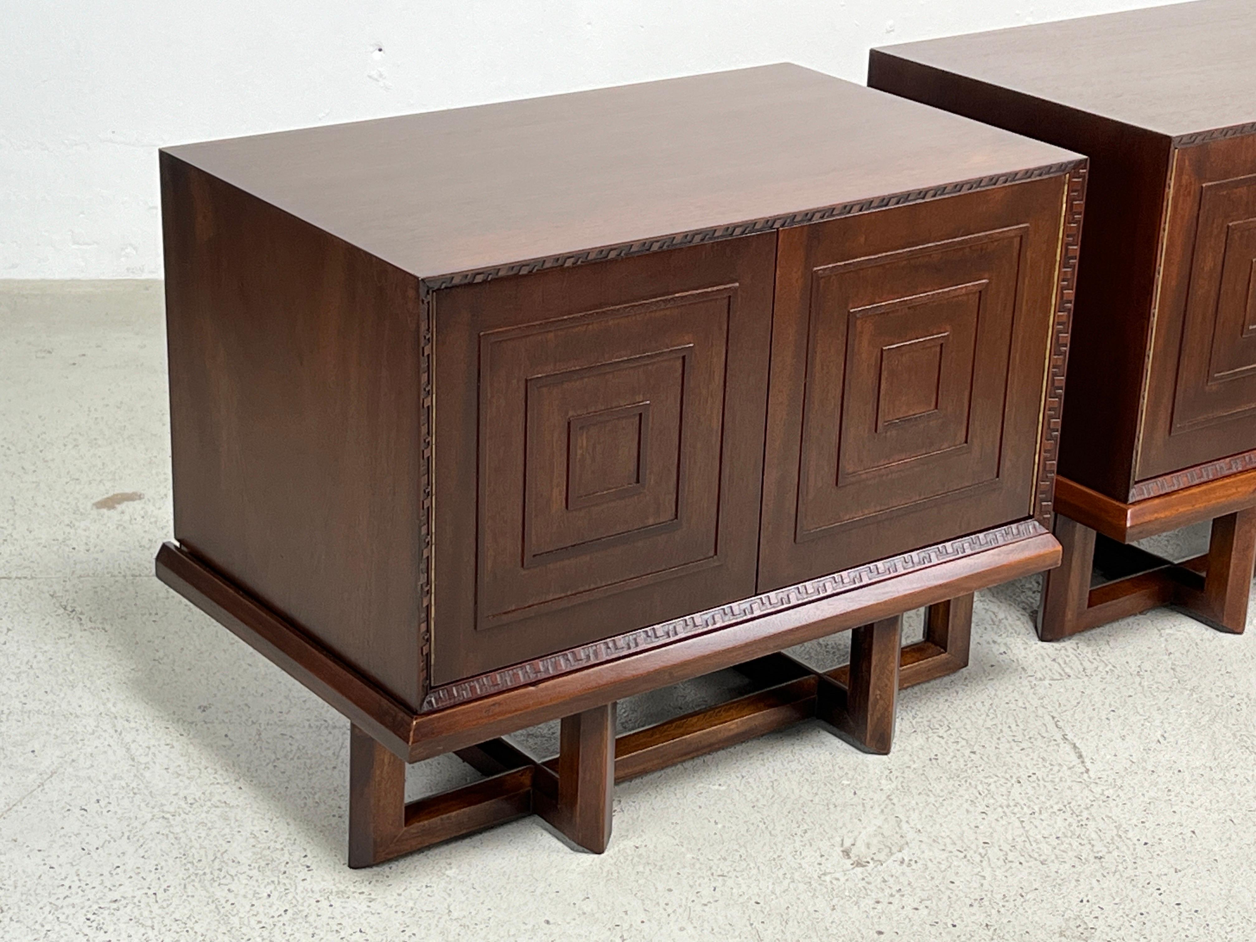 Pair of Cabinets / Nightstands by Frank Lloyd Wright for Henredon 12