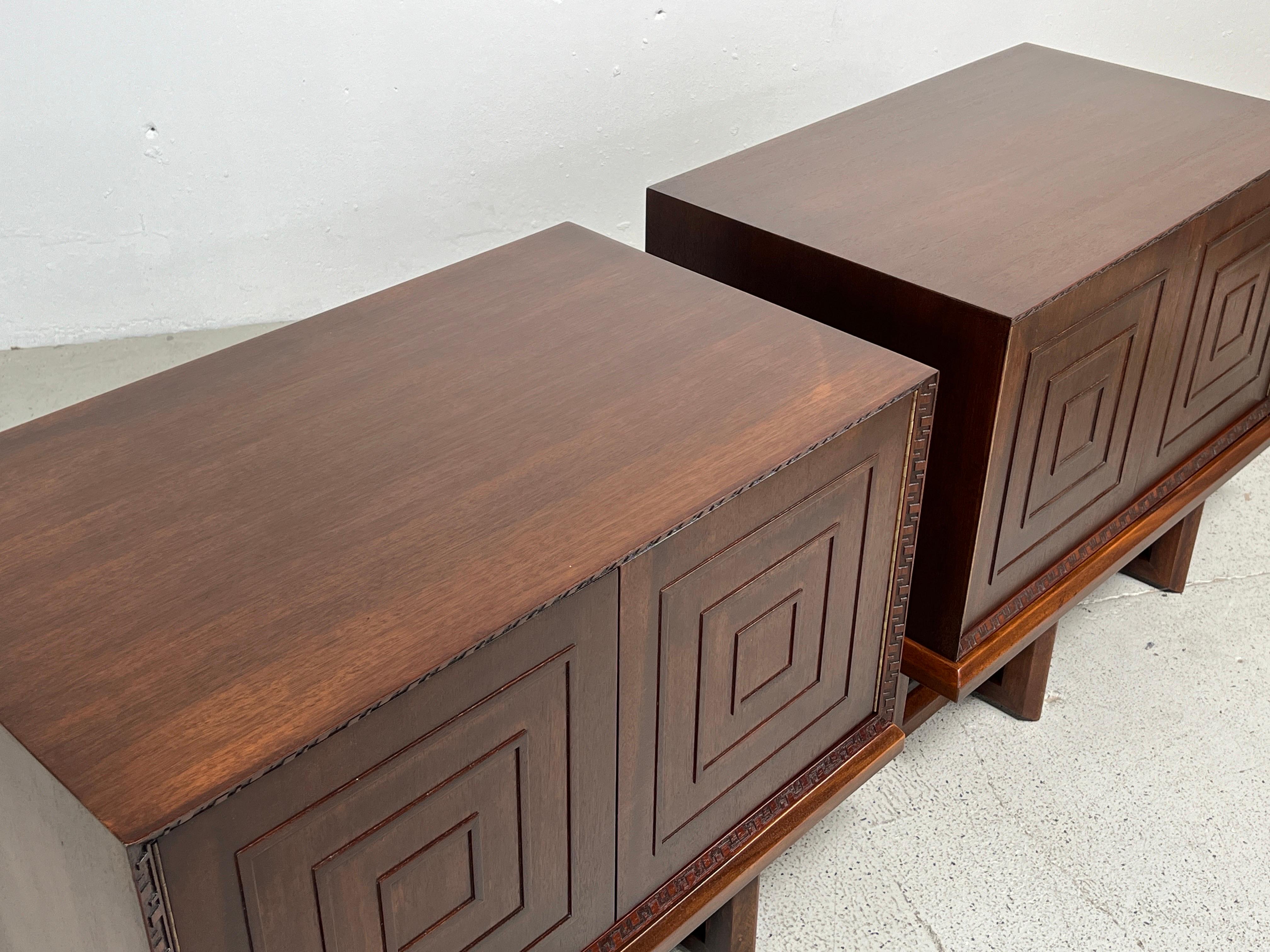 Pair of Cabinets / Nightstands by Frank Lloyd Wright for Henredon 13