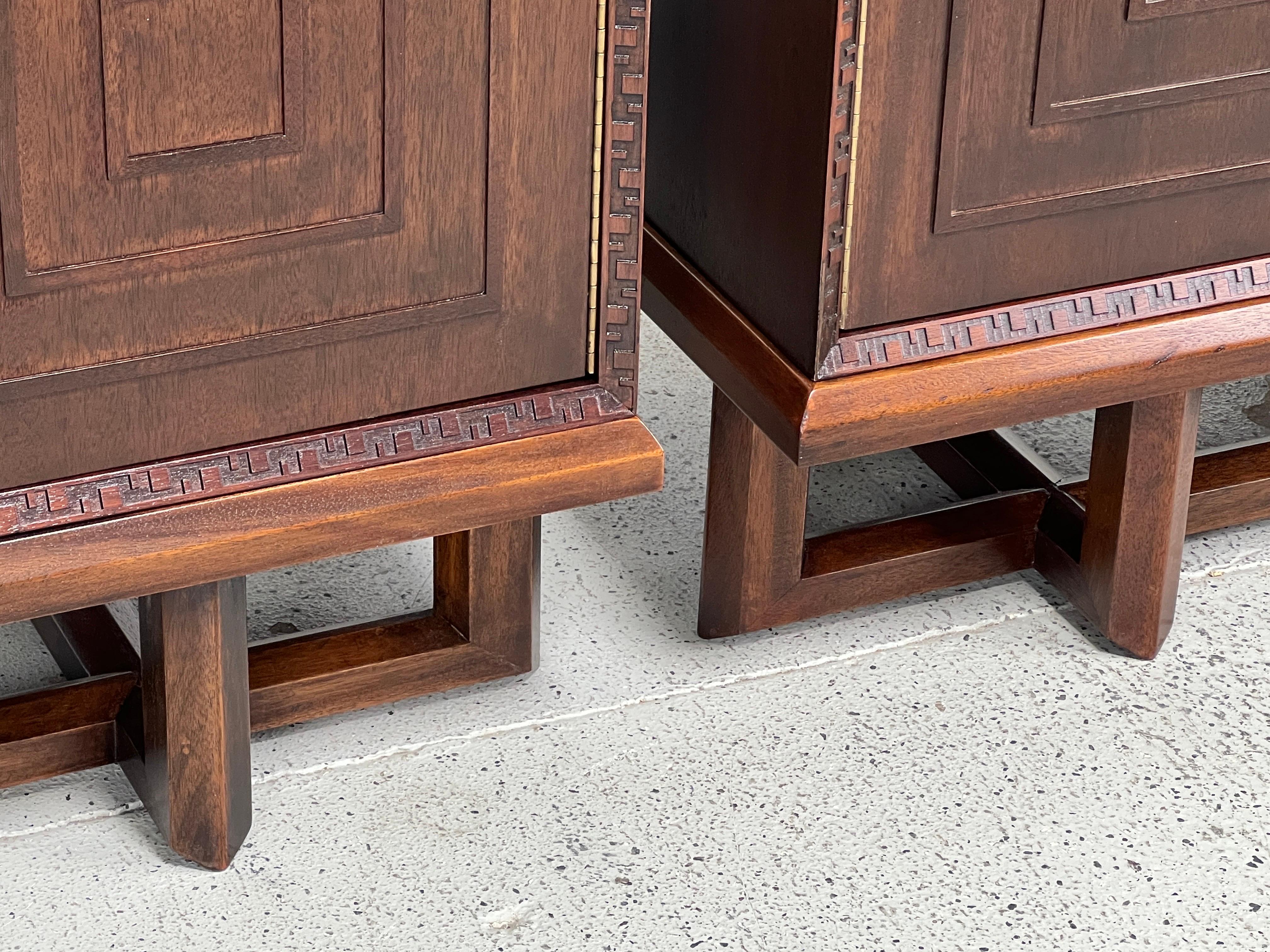 Pair of Cabinets / Nightstands by Frank Lloyd Wright for Henredon 2