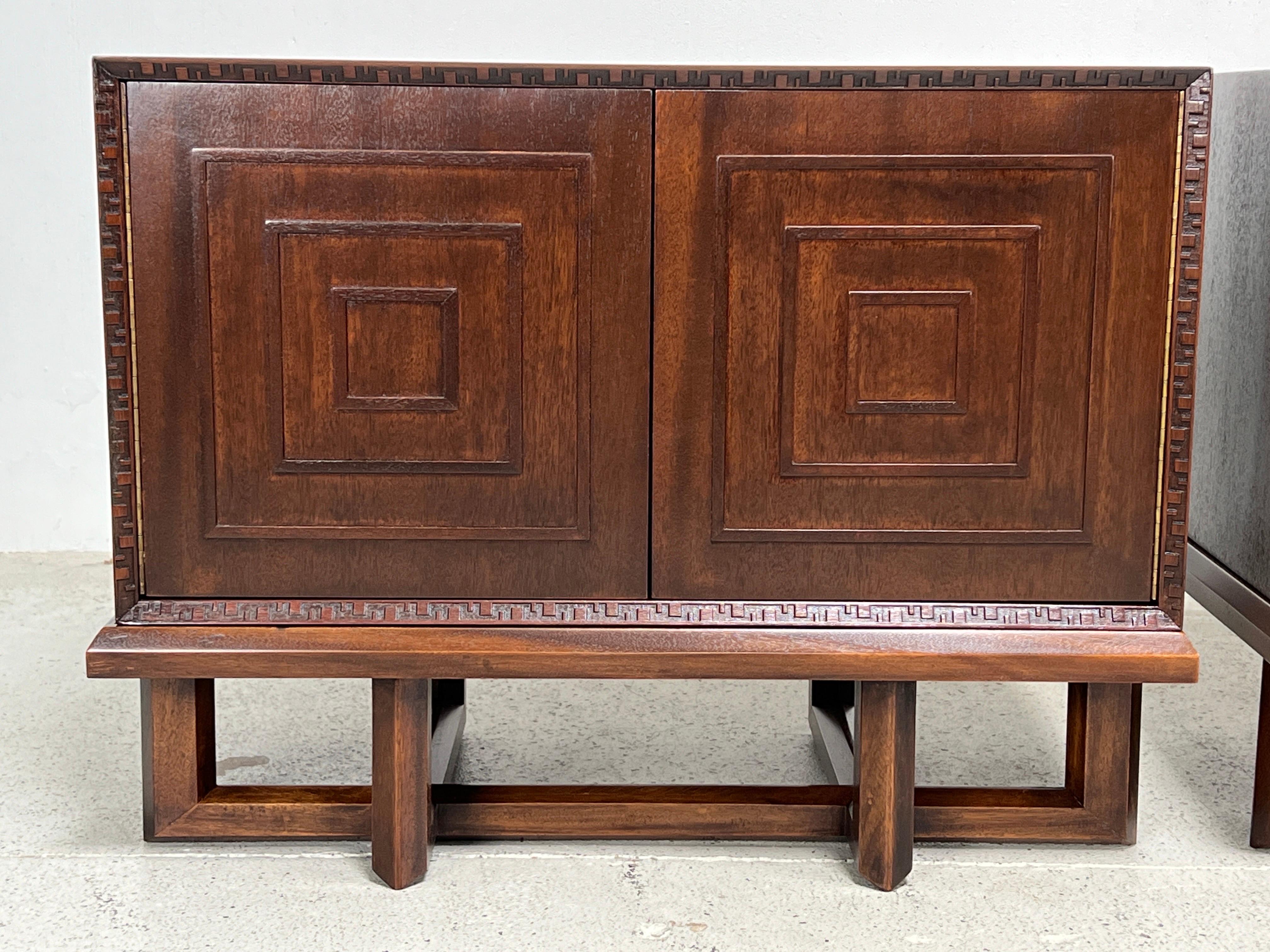 Pair of Cabinets / Nightstands by Frank Lloyd Wright for Henredon 3