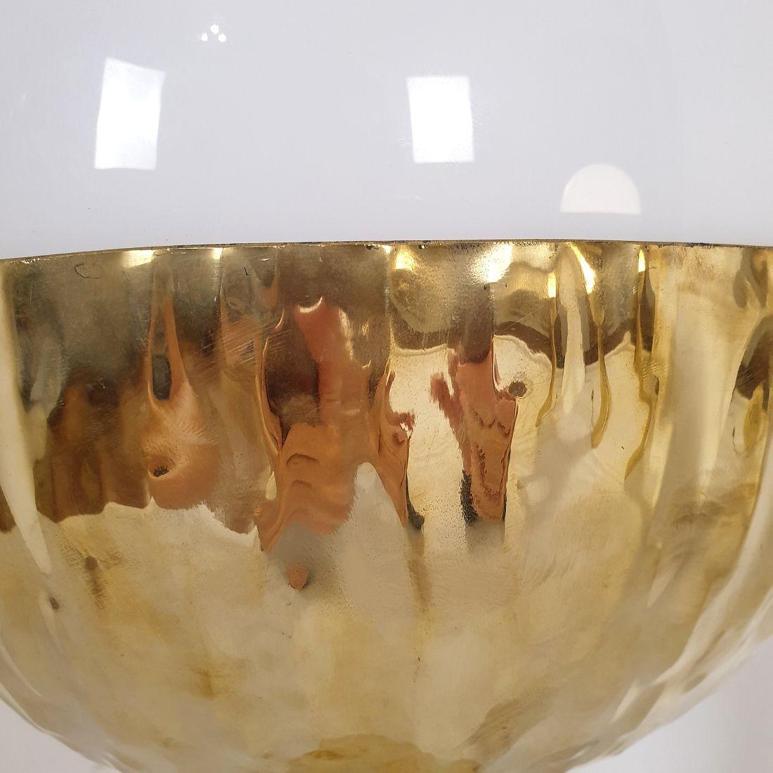Brass Pair of cactus brass lamps, Italy 2000s For Sale