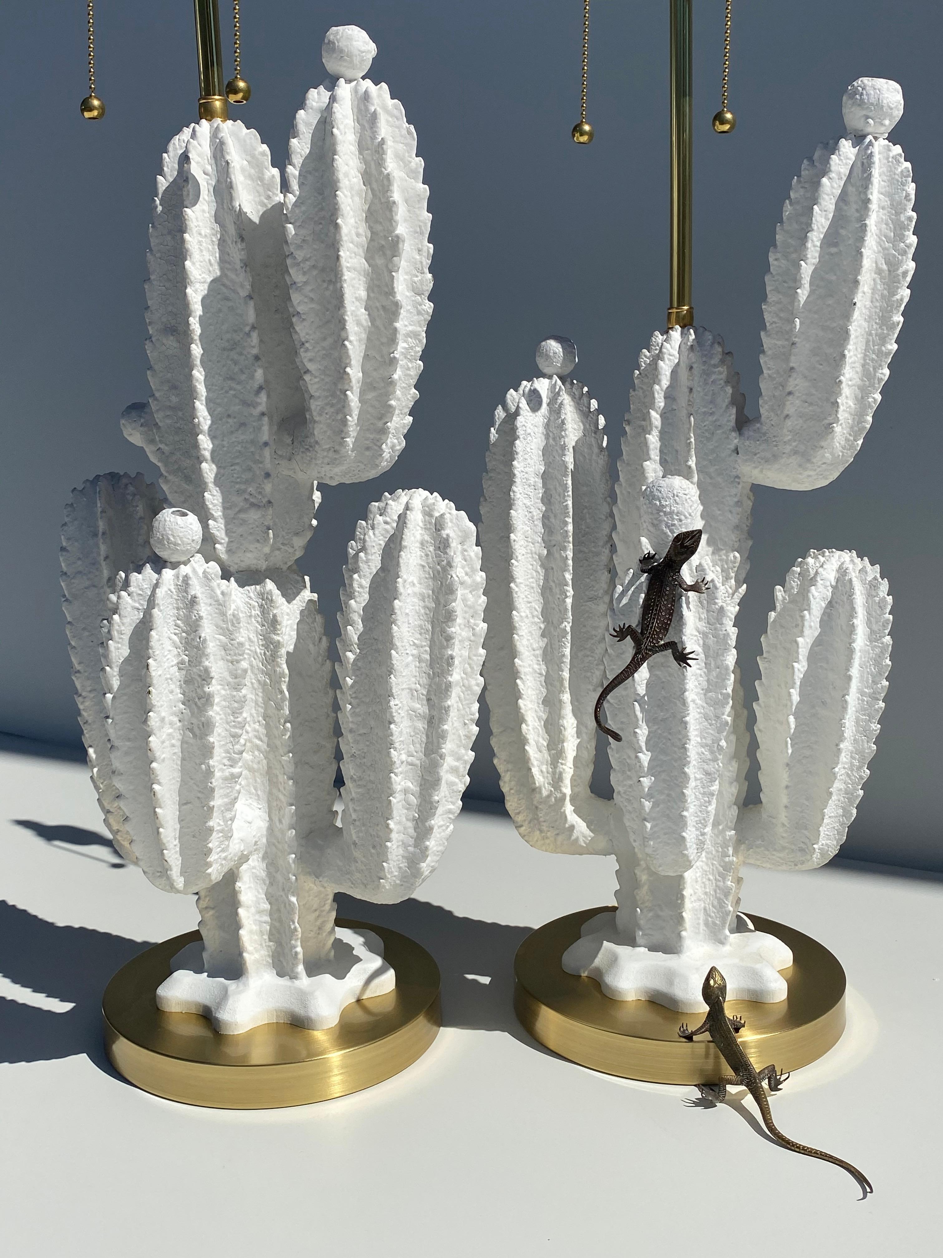 Pair of Cactus Lamps 2