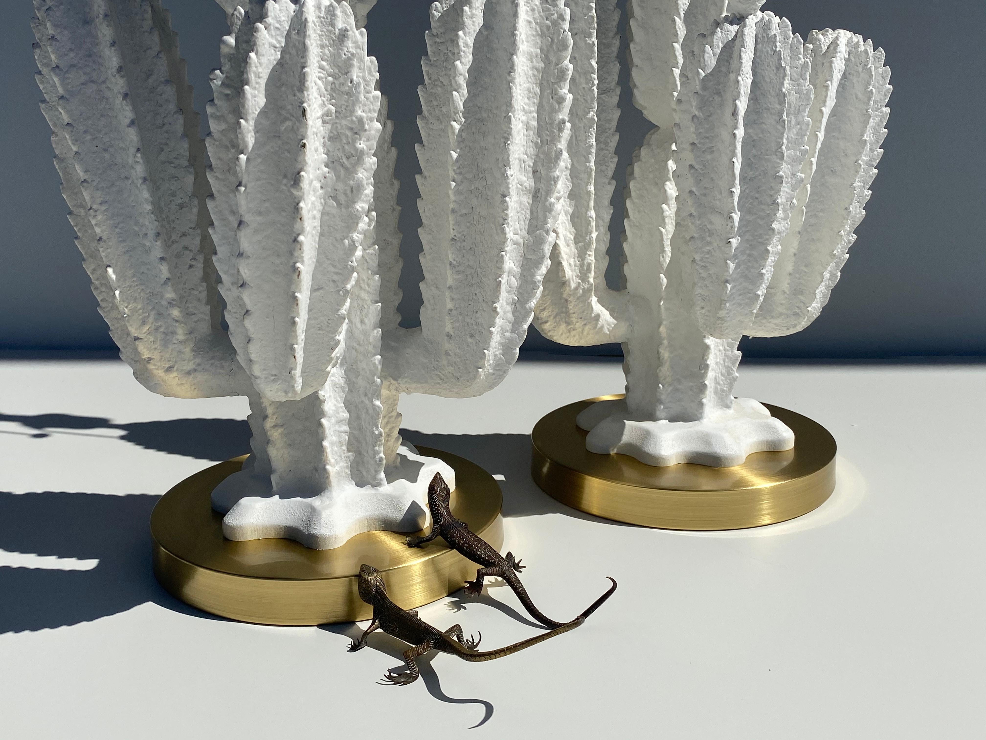 Pair of Cactus Lamps 3