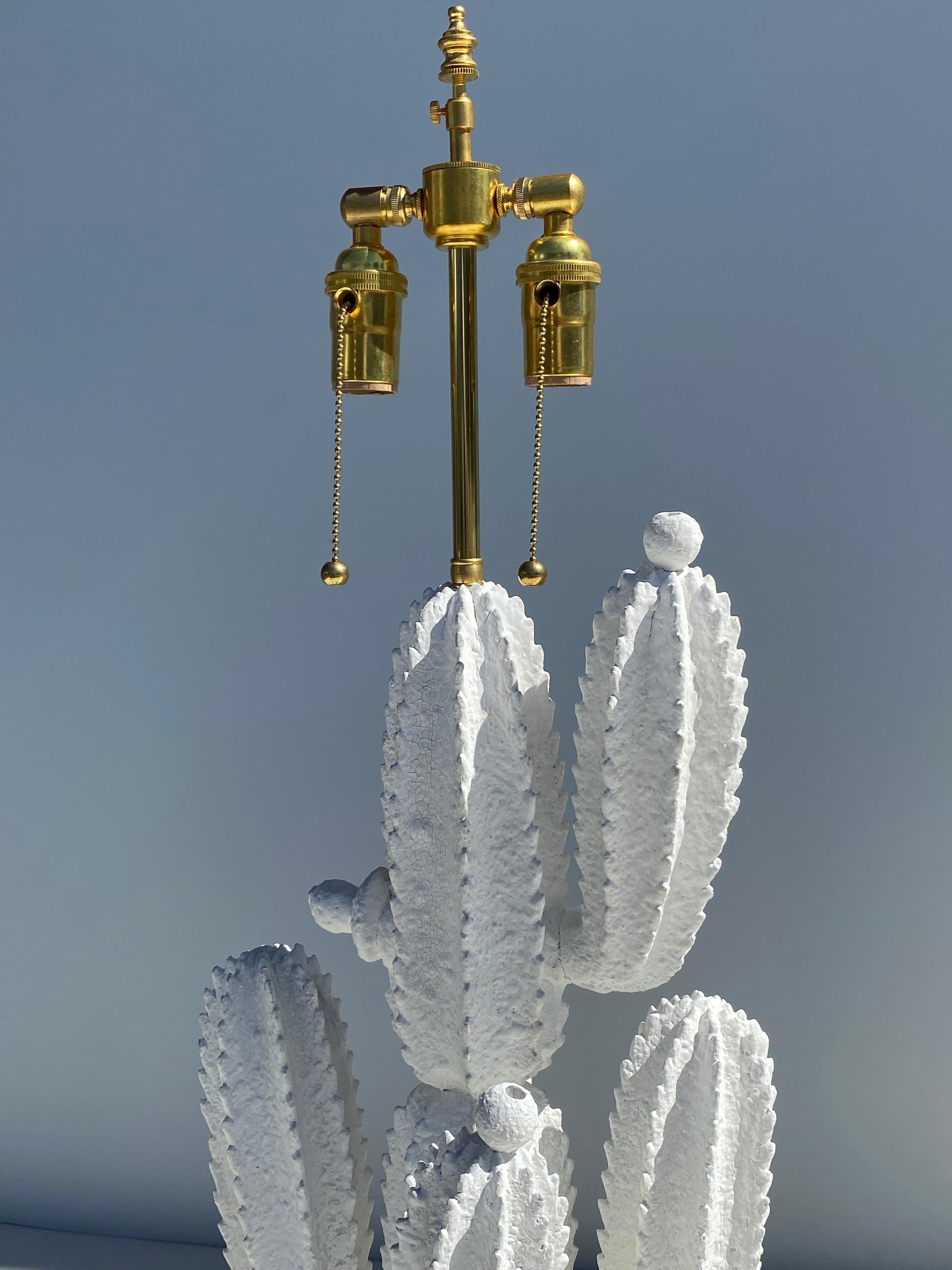 Pair of Cactus Lamps In Good Condition In North Hollywood, CA