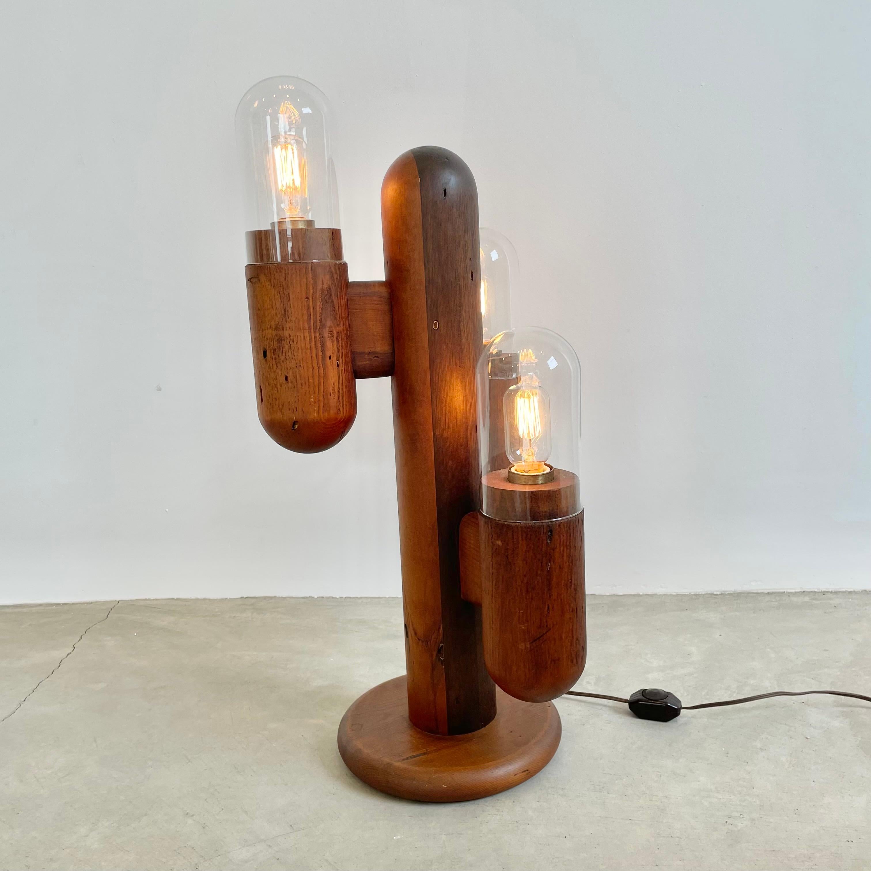 Pair of Cactus Table Lamps, 1970s USA 1