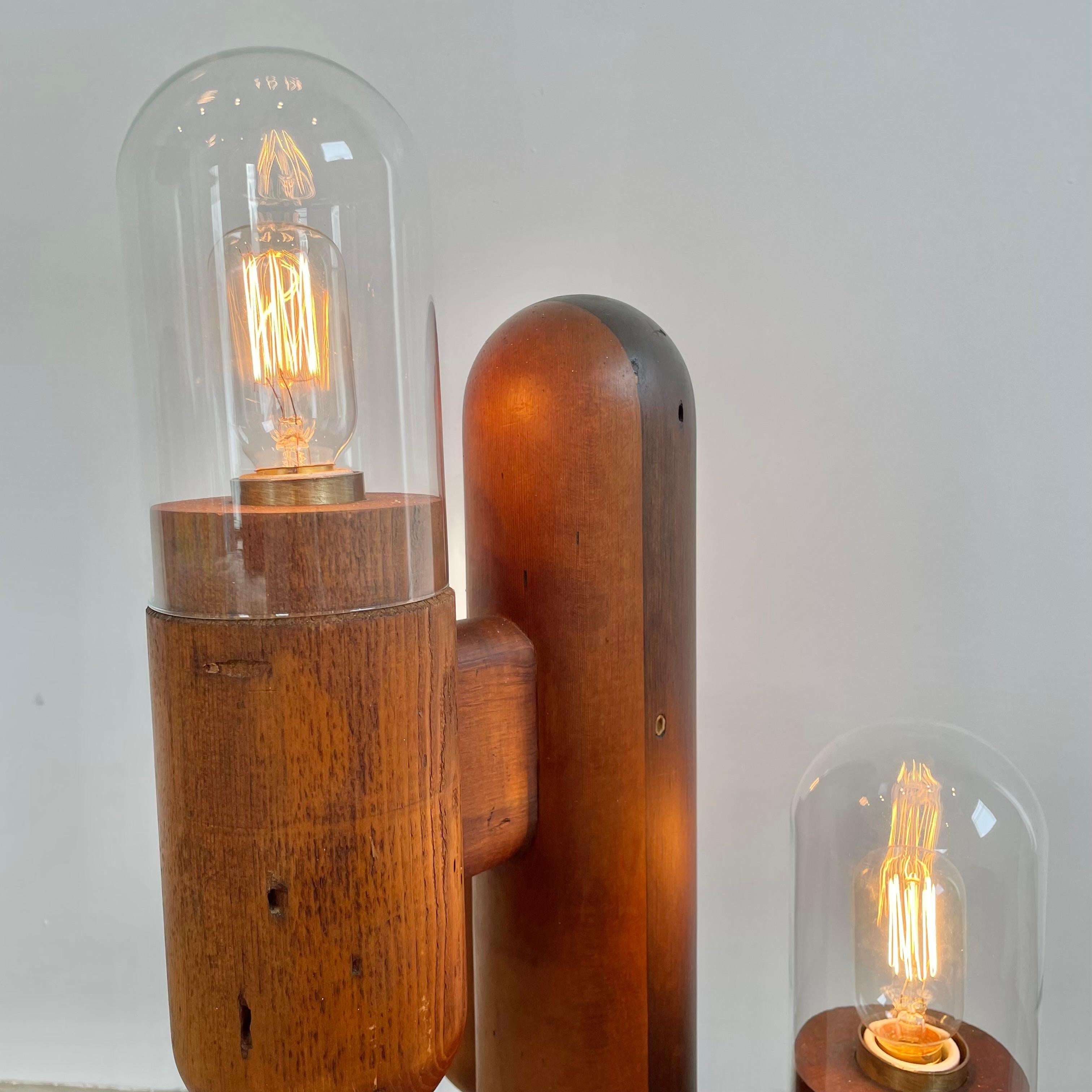 Pair of Cactus Table Lamps, 1970s USA 2