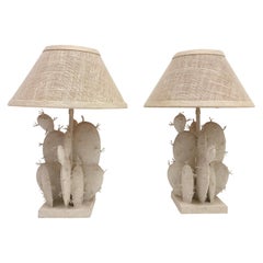 Pair of Cactus Table Lamps by Steve Chase