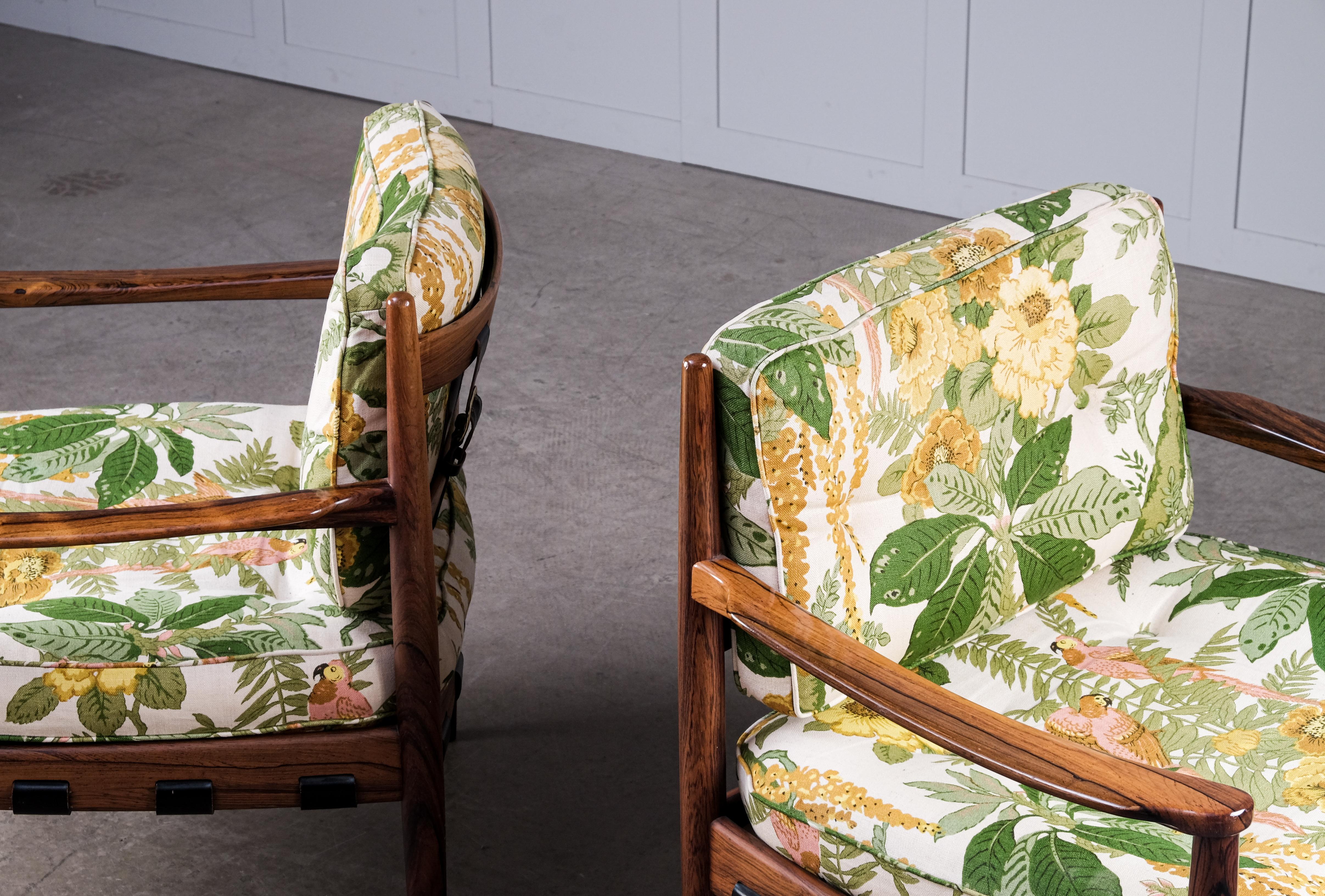 Easy Chairs „Cadett“ von Eric Merthen, Schweden, 1960er Jahre, Paar im Angebot 3