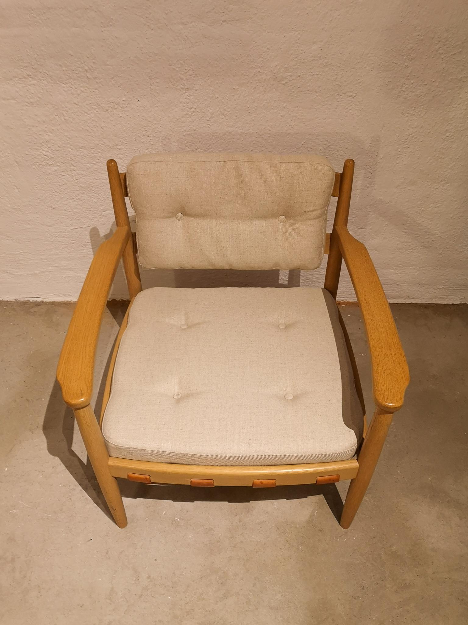 Mid-20th Century Pair of Cadett Easy Chairs by Eric Merthen, Sweden, 1960s