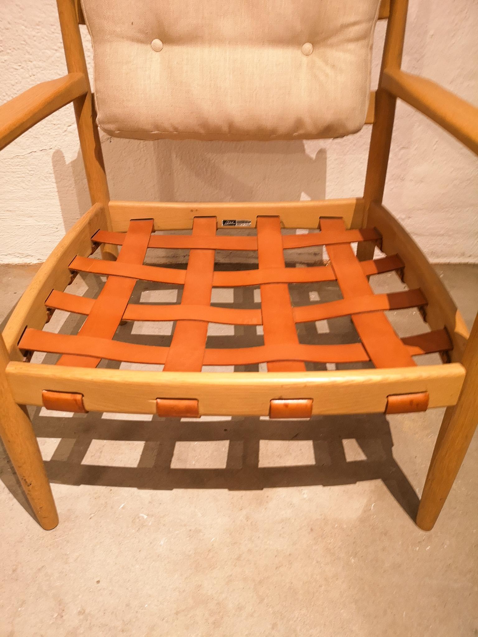 Pair of Cadett Easy Chairs by Eric Merthen, Sweden, 1960s 1