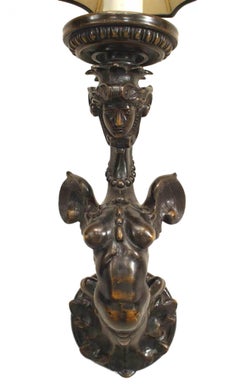Caldwell Italian Renaissance-Style Bronze Wall Sconces, Circa 1850
