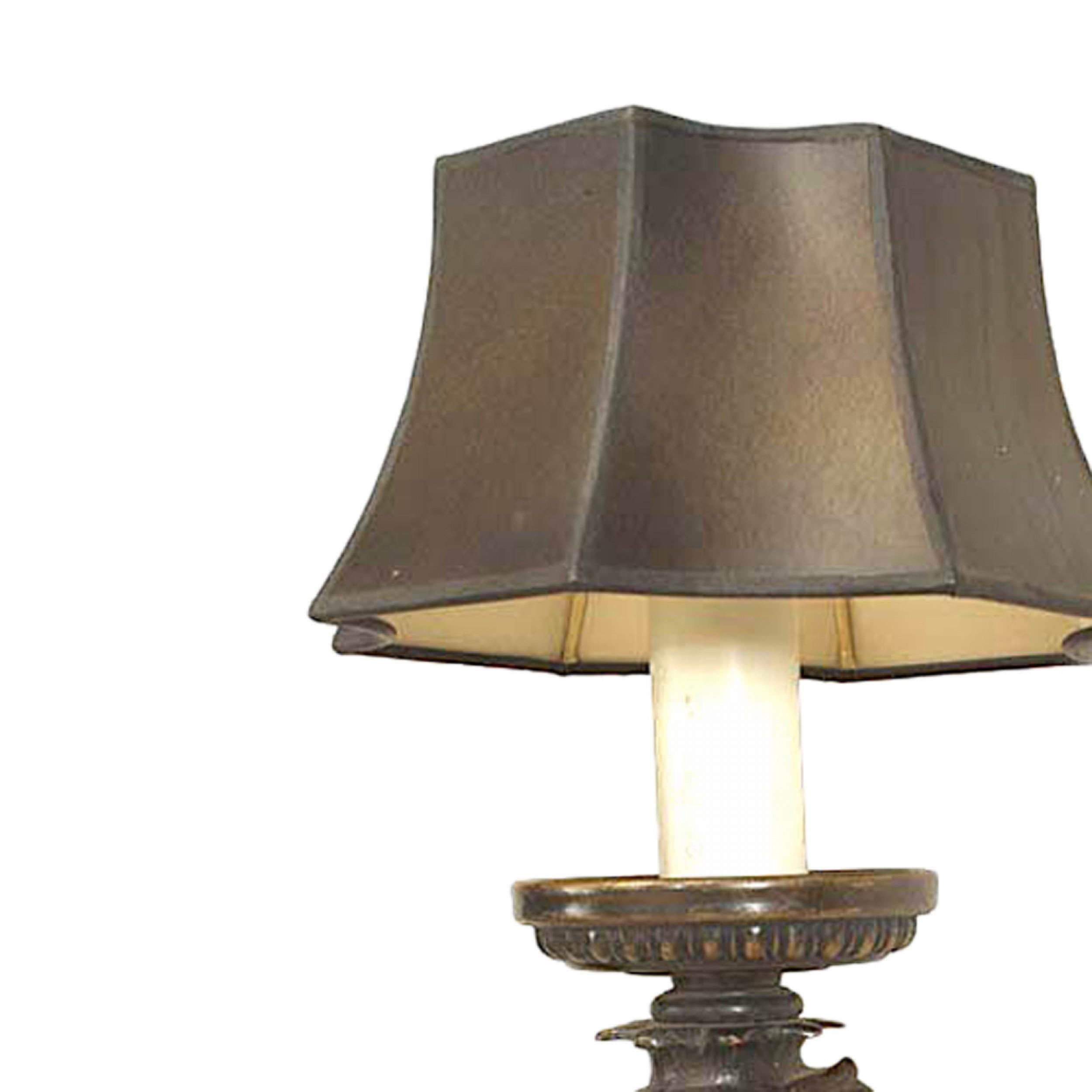 Hand-Crafted Pair of Caldwell Italian Renaissance Style Figural Brass Wall Sconces For Sale