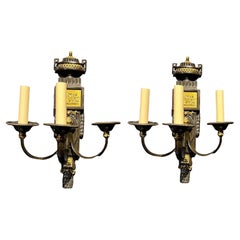 Pair of Caldwell Neoclassical Sconces, circa 1920s