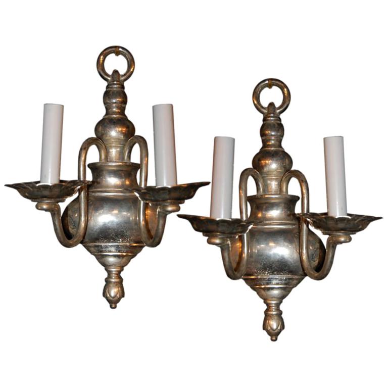 Pair of  Caldwell  Sconces  ca 1920's For Sale