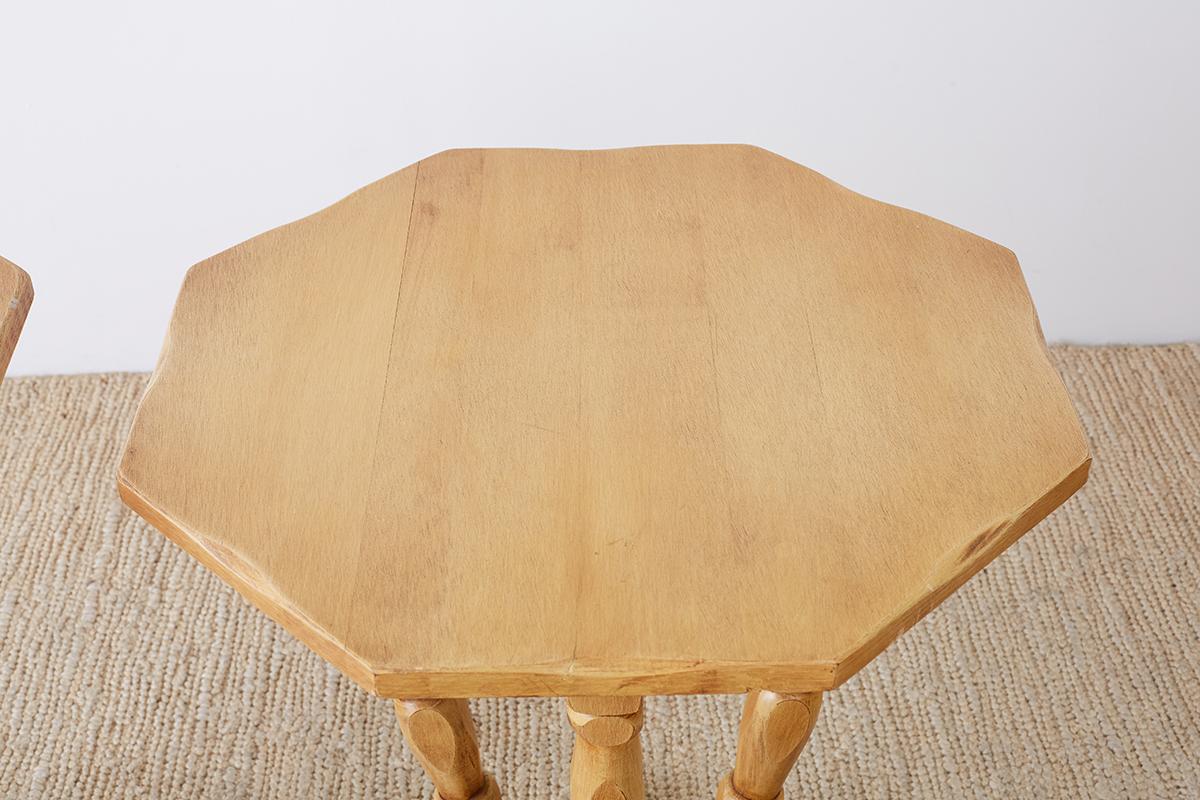 Pair of California Rancho Monterey Drink Tables 5