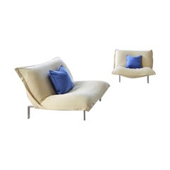 Paire de chaises longues Calin de Pascal Mourgue pour Ligne Roset
