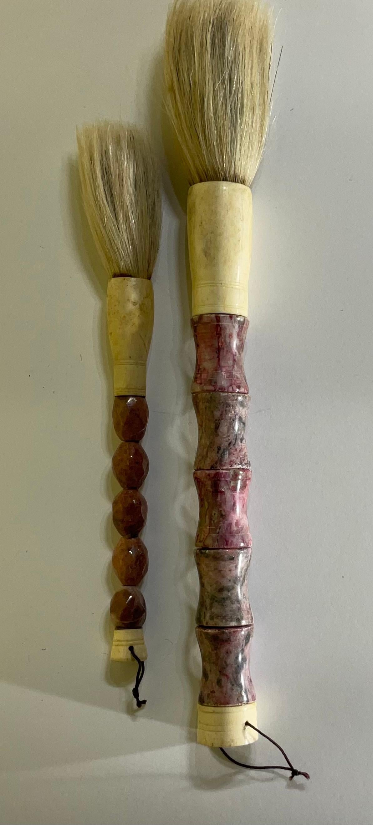 20th Century Pair Of calligraphy Brushes  For Sale