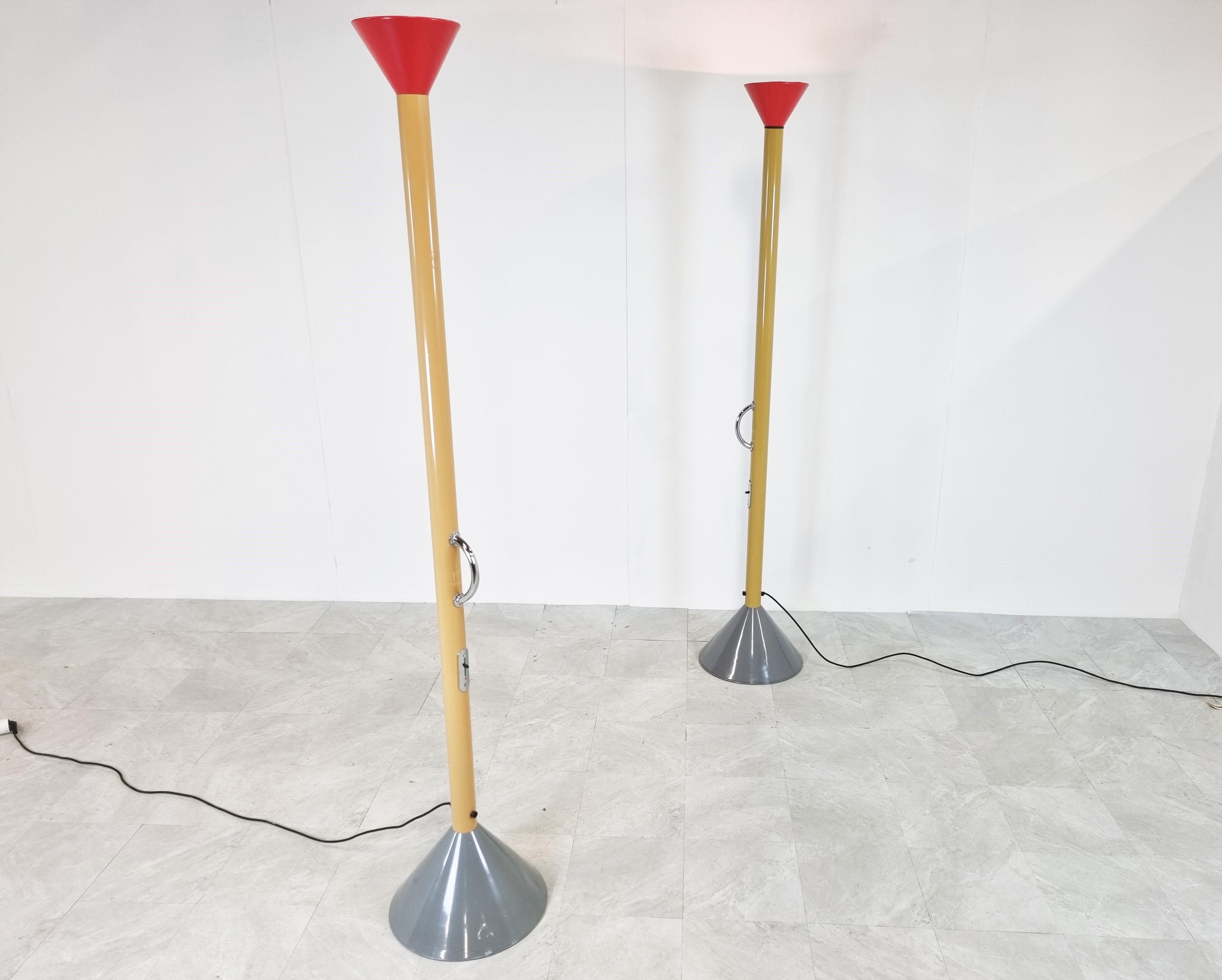 Pair of Callimaco Floor Lamp by Ettore Sottsass for Artemide, 1990s 5