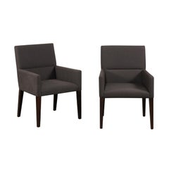Pair of Calvin Klein Home Contemporary Upholstered Armchairs