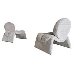 Pair of Calypso lounge chairs by Vittorio Introini for Saporiti, 1970s