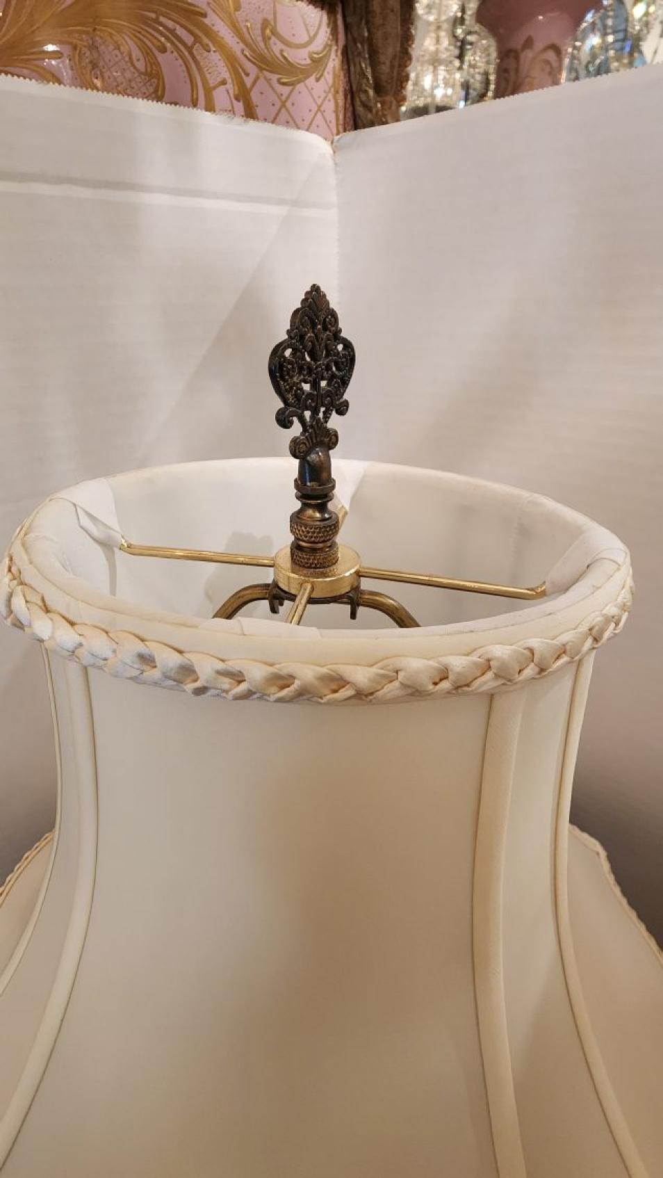 Paire de lampes en porcelaine de style jaspe camée en vente 1