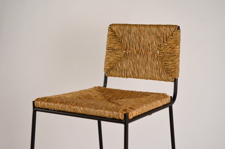Pair of 'Campagne' Counter Height Stools by Design Frères For Sale at ...