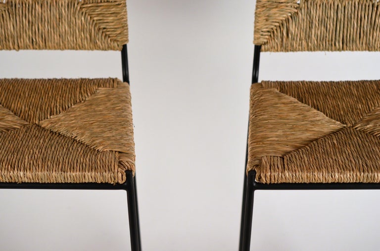 Pair of 'Campagne' Counter Height Stools by Design Frères For Sale at ...