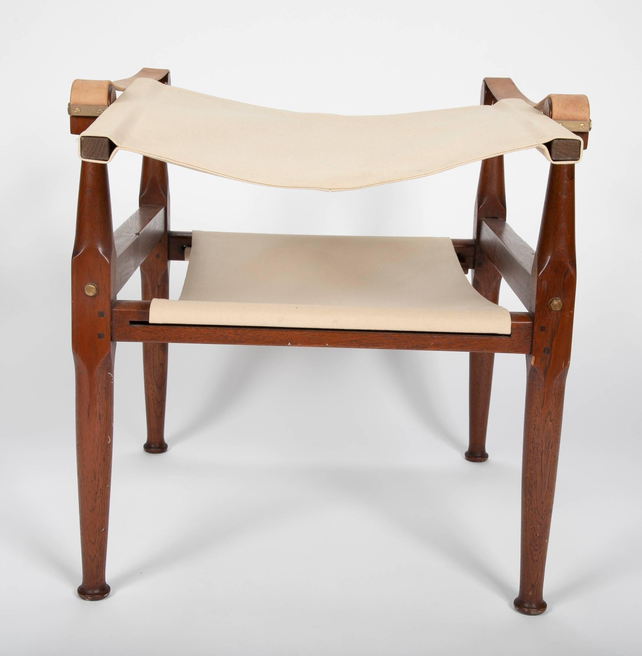 Pair of Campaign Chairs in the Manner of Karre Klint 12