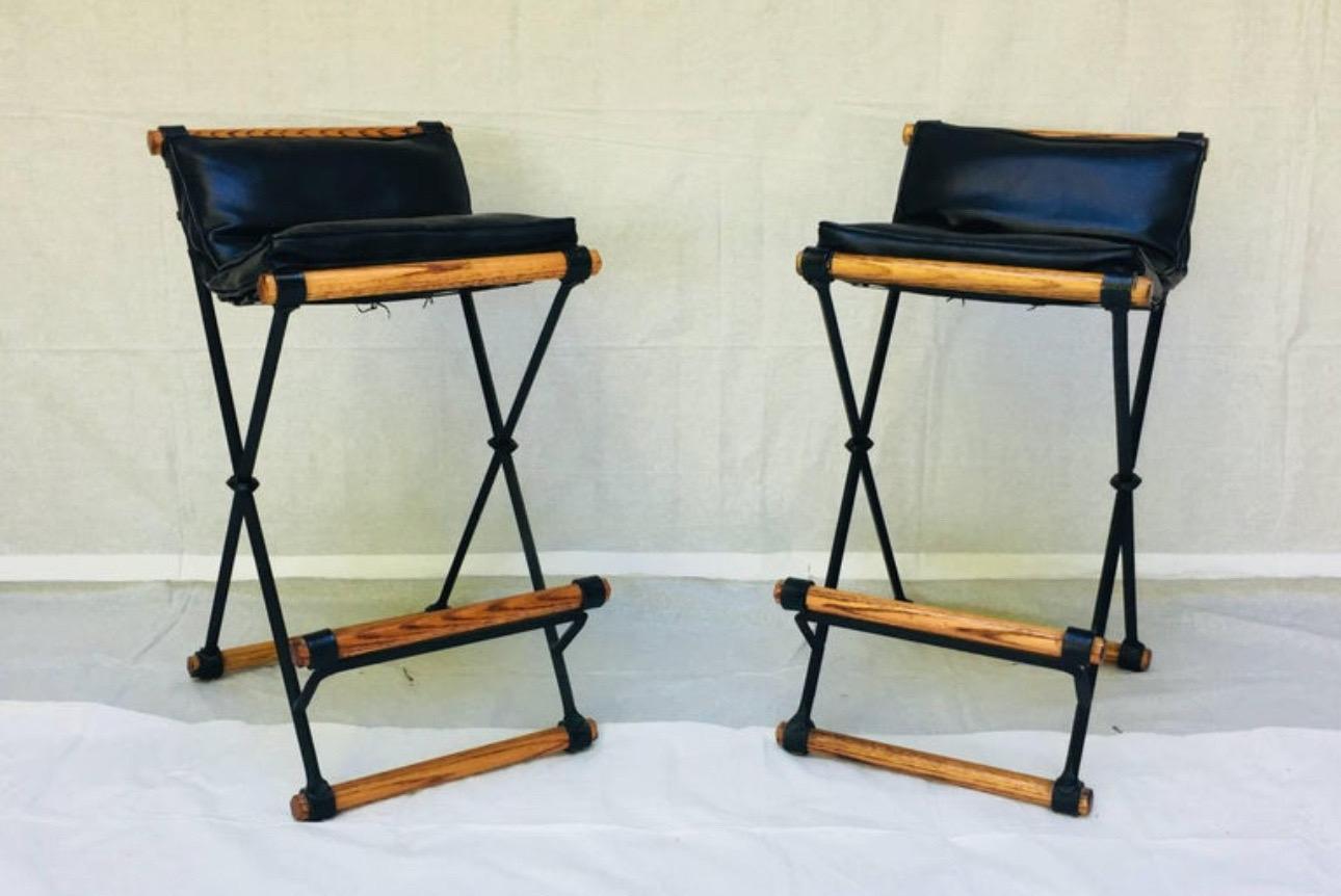 Mid-Century Modern Pair of Campaign 