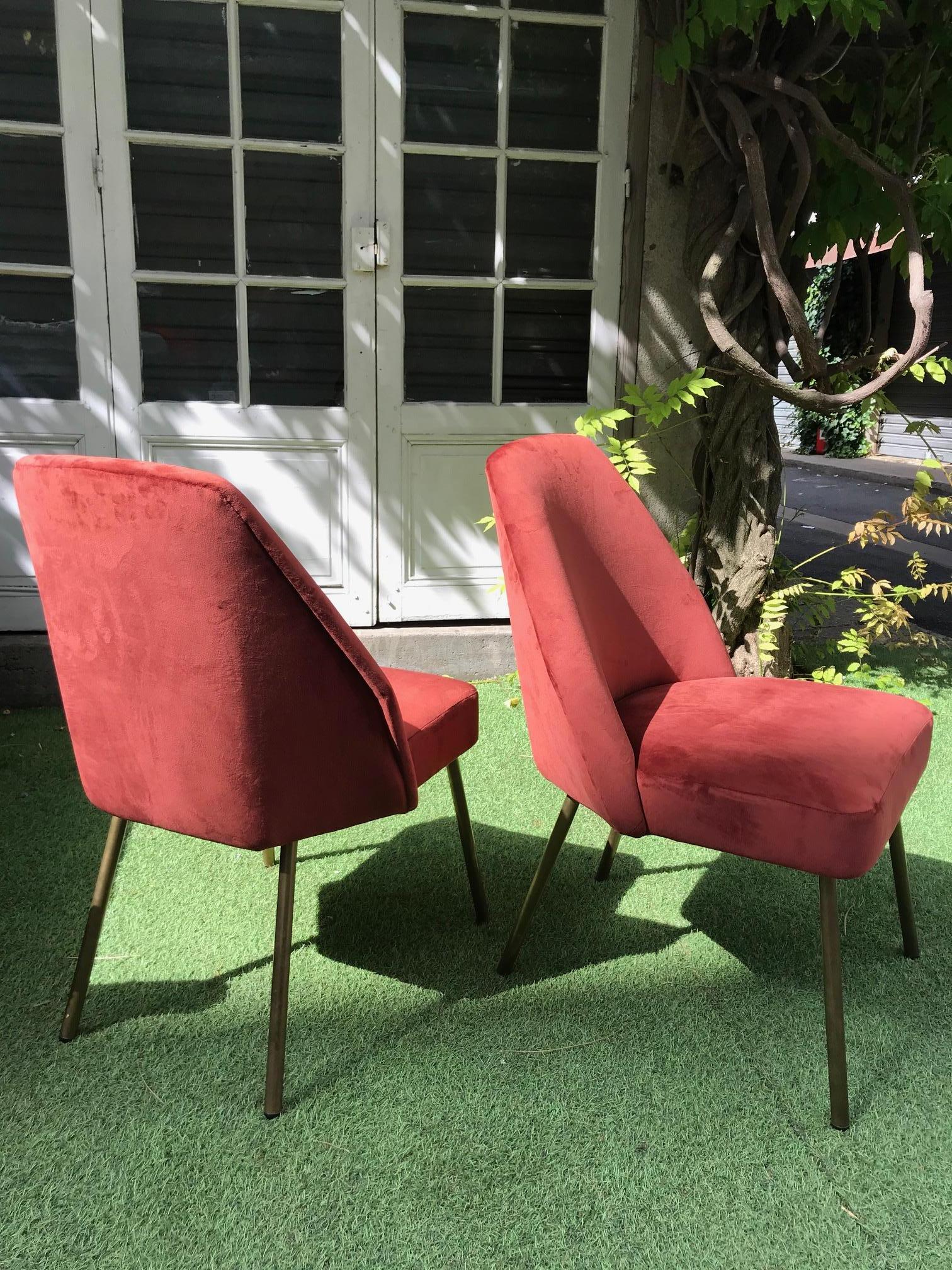 Pair of Campanula Chairs by Carlo Pagani for Arflex In Good Condition In Paris, FR