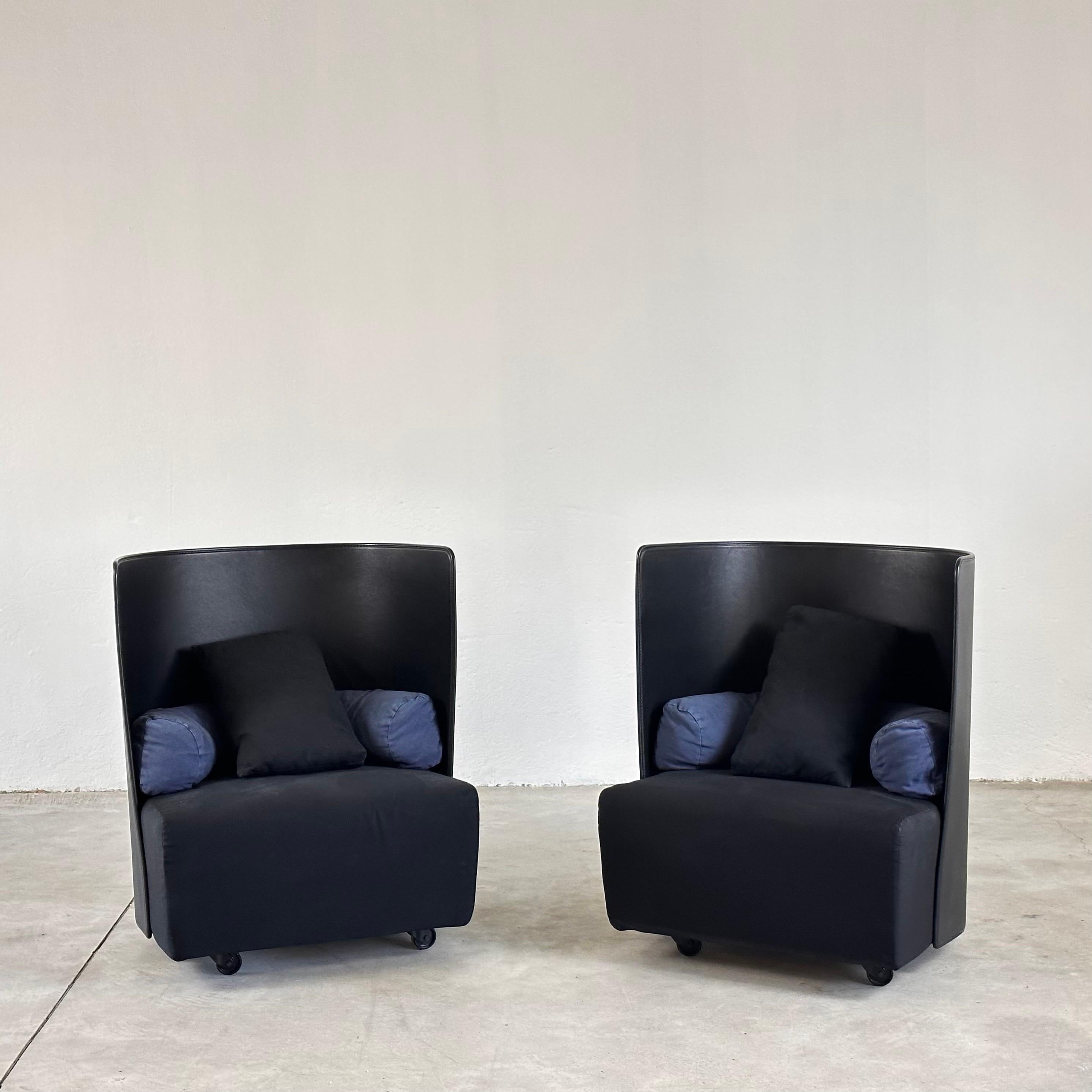 Pair of 'Campo' Armchairs by De Pas, Urbino, Lomazzi for Zanotta, 1980s

Unveiling a splendid testament to vintage sophistication, this set of two 'Campo' armchairs stands as an exceptional creation by renowned designers De Pas, Urbino, and Lomazzi