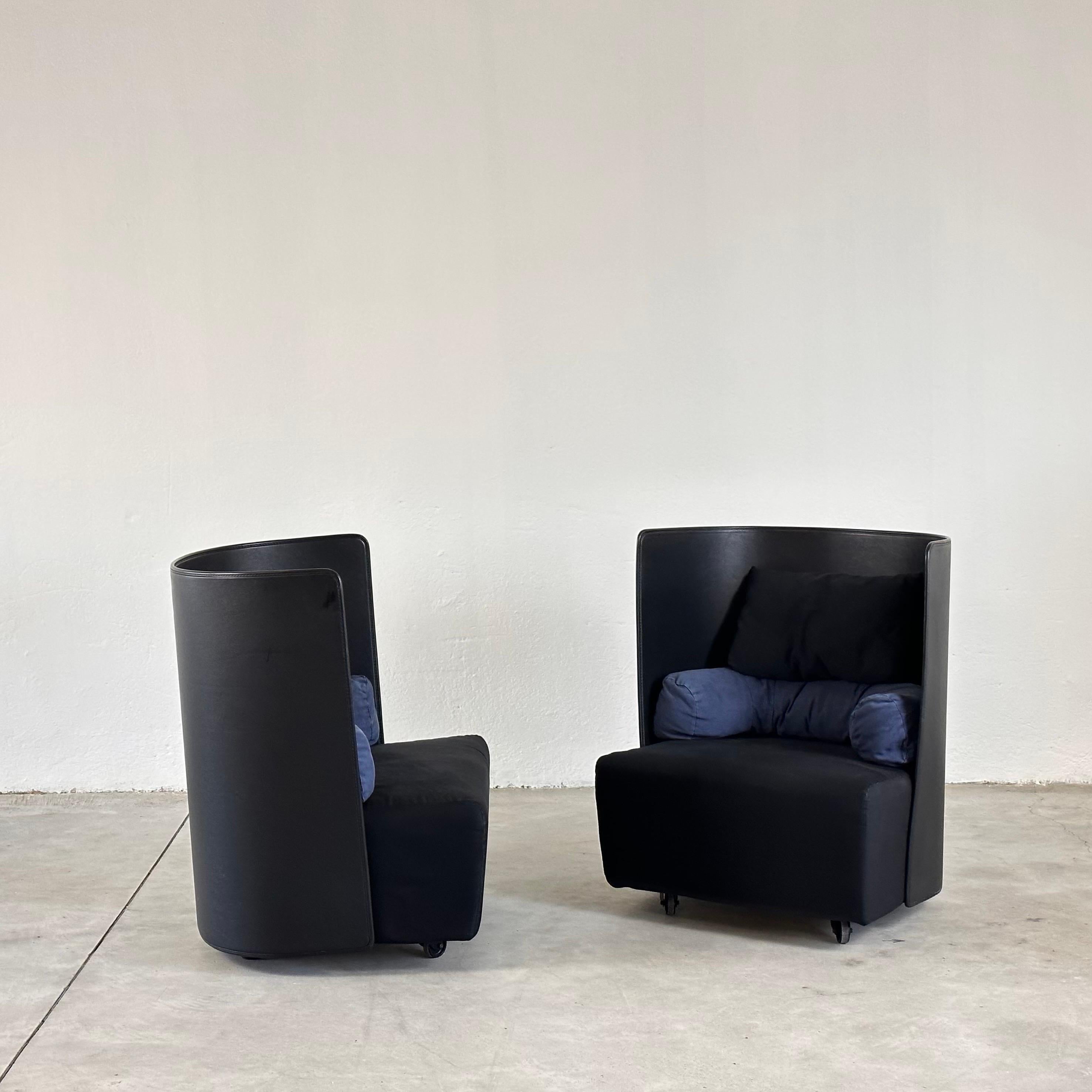 Paar Sessel „Campo“ von De Pas Urbino Lomazzi für Zanotta, 1980er Jahre (Italienisch) im Angebot