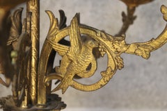 Pair of 19th century gilt bronze Italian Candelabra