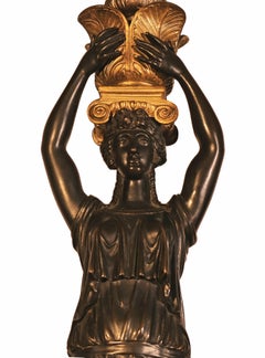 Pair of Candelabra Lamps in the Empire style