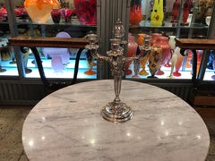 Paire de candélabres Jugendstil, Art Nouveau, France, Signe A. Marionnet