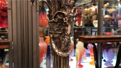 Pair of Candelabras with Deer, Jugendstil, Art Nouveau, Sign, Christofle 2440657