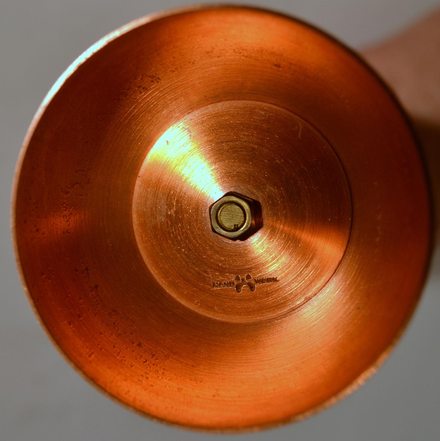 Pair of Candle Holders in Brass and Copper 2